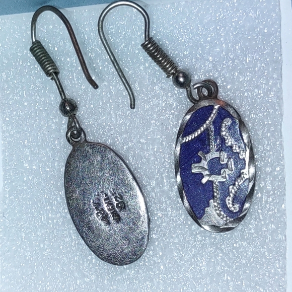 Mexican Silver 925 Earrings - Picture 5 of 7